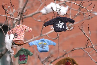 ​Tiny Sweater Christmas Tree Decoration