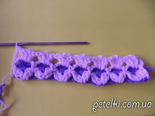 Two-Coloured Crochet Stitch