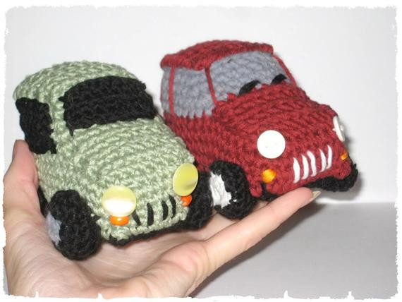 Inspiration. Crochet Cars.