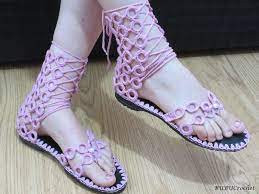 Inspiration. Crochet Summer Sandals.