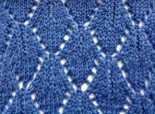 Relief Knit Rhombs Relief Knit Rhombs