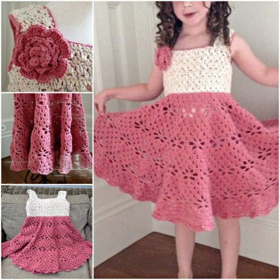 Inspiration. Crochet Dresses for Girls.
