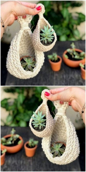 Inspiration. Crochet ideas for home decoration.