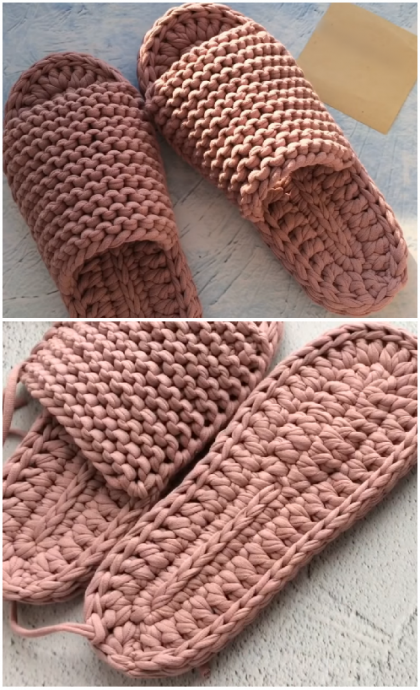 Inspiration. Crochet Slippers.