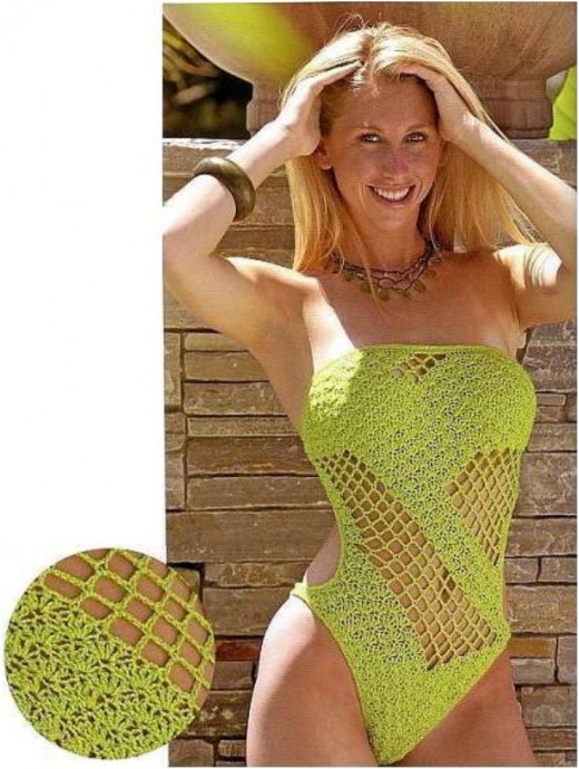 Inspiration. Crochet One-Piece Swimsuits.
