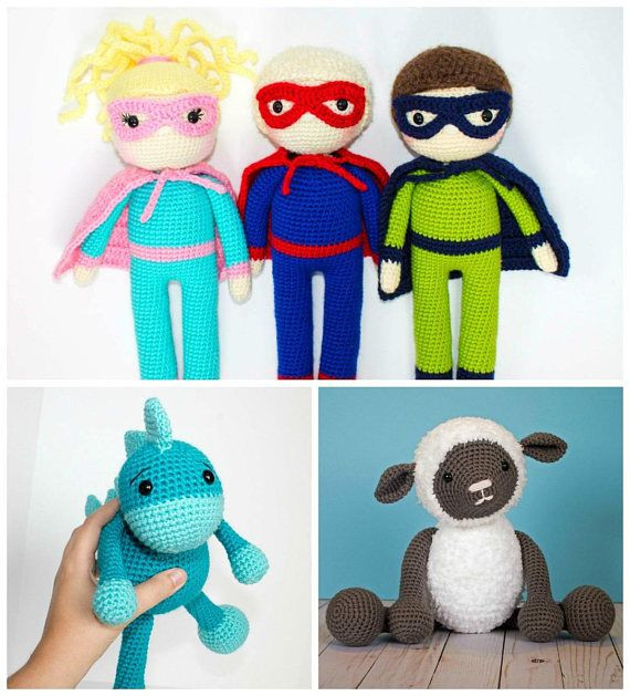 Inspiration. Crochet Toys for Boys.