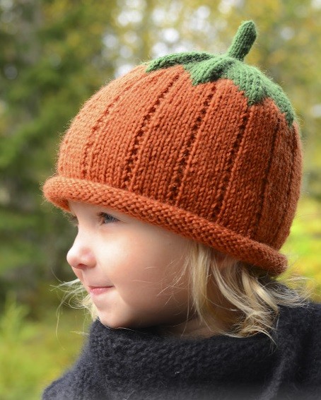 ​Knit Pumpkin Hat
