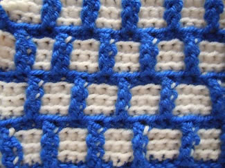 Stripes of Crochet Squares Pattern Stripes of Crochet Squares Pattern