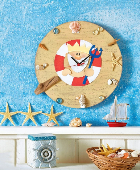 ​Hand-Made Neptun Wall Clock