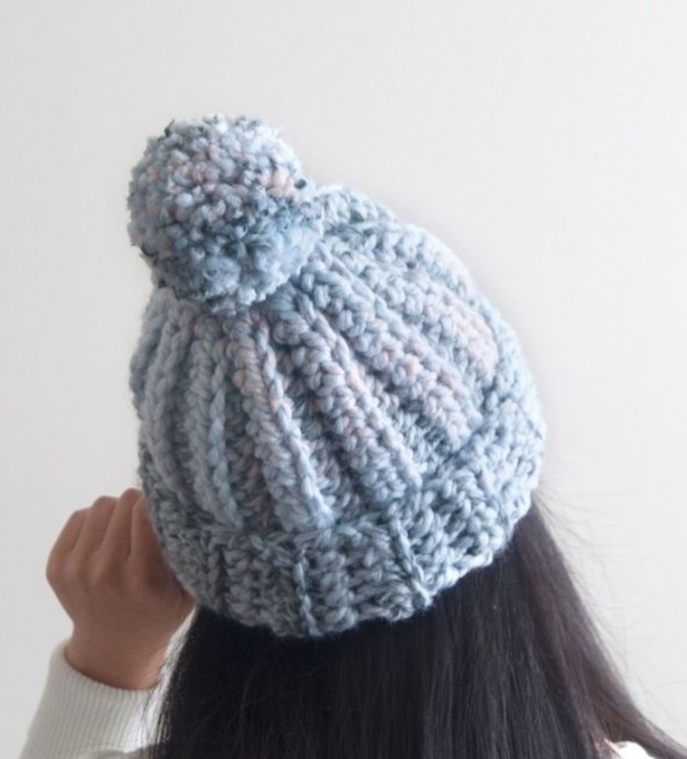 Helping our users.​ Crochet Chunky Hat.
