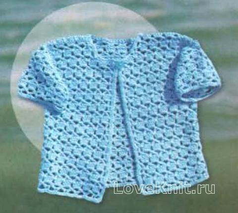 ​Light-Blue Baby Cardigan