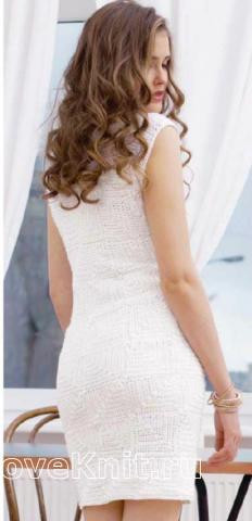 ​White Dress with Squares