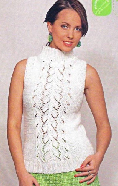 ​White Knit Top