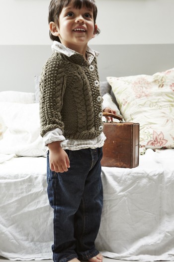 Helping our users. ​Knit Toddler Cardigan.
