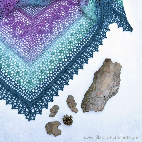 Inspiration. Crochet Summer Shawls.