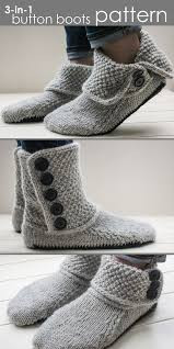 Inspiration. Knit Slippers.