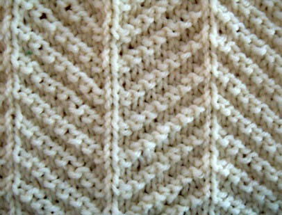 ​Knit Herringbone Pattern