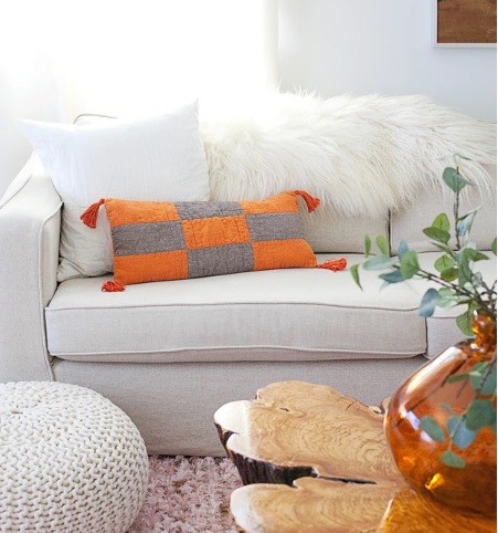 ​Patchwork Boho Pillow