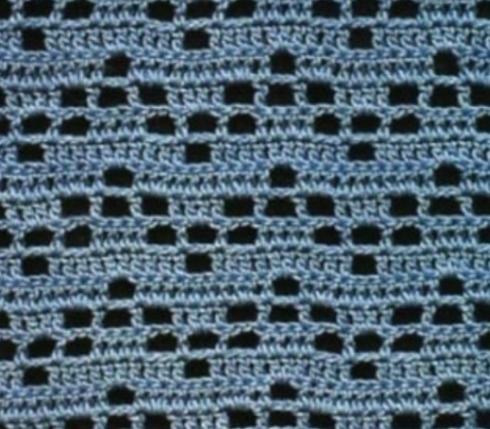 ​Crochet Filet Waves Pattern