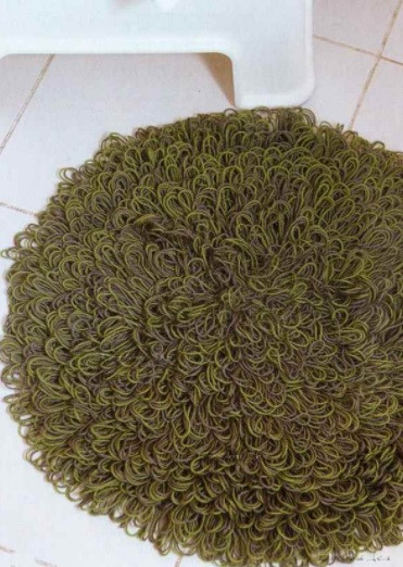 ​“Grass” Crochet Rug