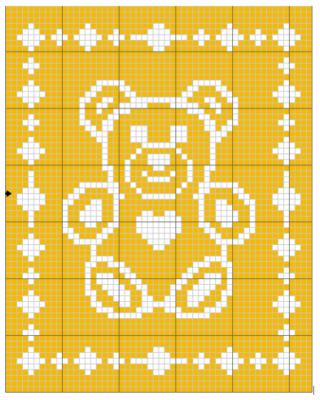 Helping our users. Crochet Filet Bear Blanket. Helping our users. Crochet Filet Bear Blanket.