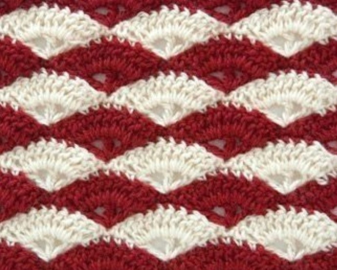 ​Scale Crochet Stitch # 2