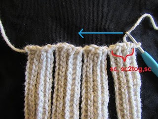 Helping our users. ​Crochet Braided Cowl.