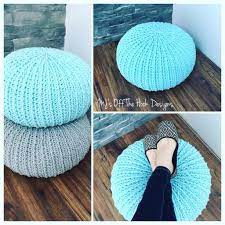 Inspiration. Crochet Poufs.