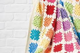 Inspiration. Granny Squares Blankets.