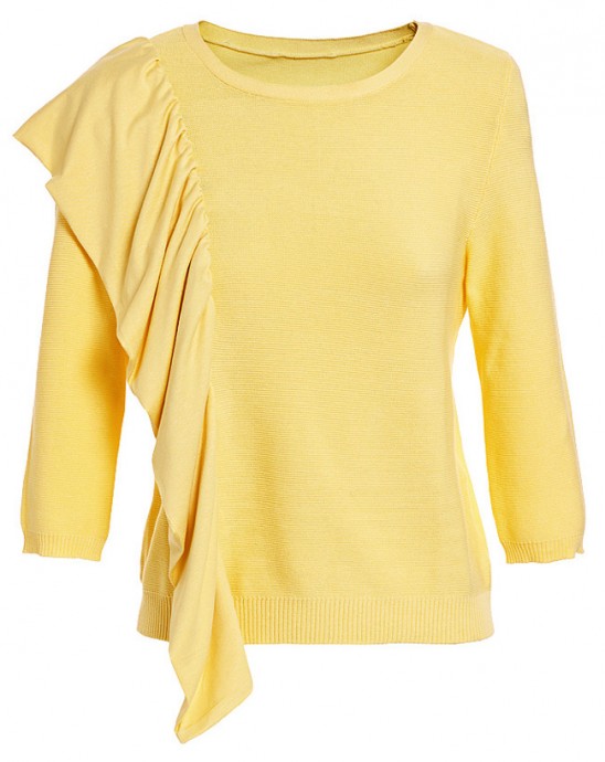 Pullover with Stylish Trimming Pullover with Stylish Trimming