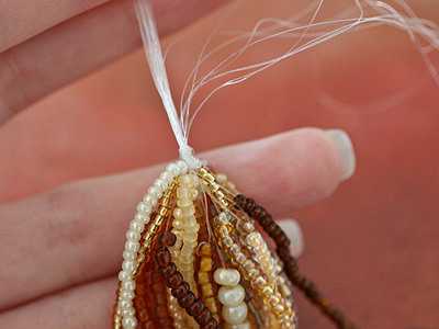 Thick Necklace from Small Beads Thick Necklace from Small Beads