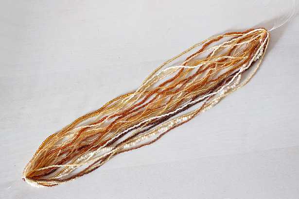 Thick Necklace from Small Beads Thick Necklace from Small Beads