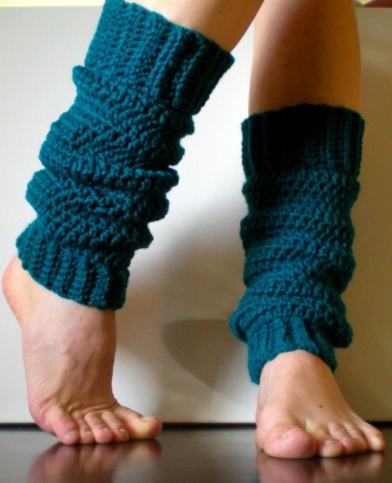 Inspiration. Crochet Leg-Warmers.