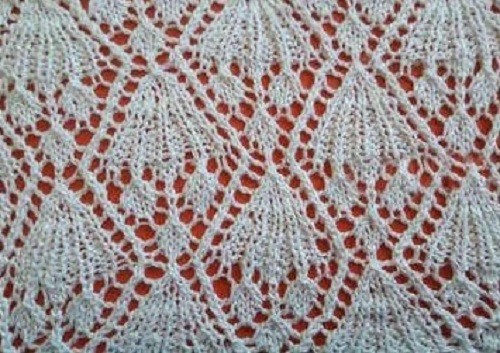 Knit Relief Flowers Knit Relief Flowers