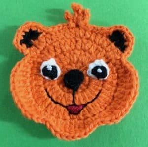 Helping our users. ​Crochet Tiger Applique.