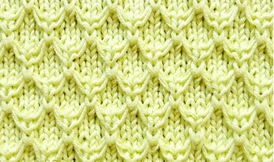​Mock Honeycomb Knit Stitch Pattern