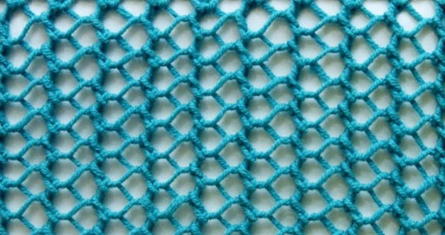 Very Simple Net Knit Stitch Very Simple Net Knit Stitch