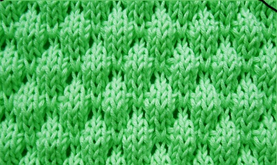 ​3D Bubbles Knit Stitch