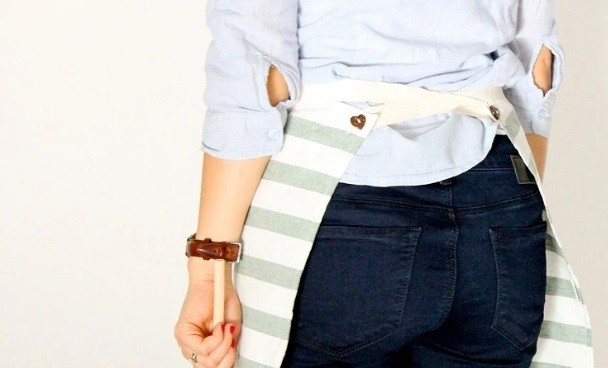 Apron from Dish-Clothes Apron from Dish-Clothes