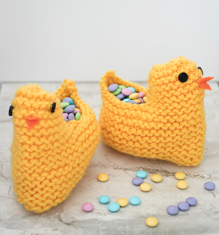 ​Chick Basket Knitting Pattern