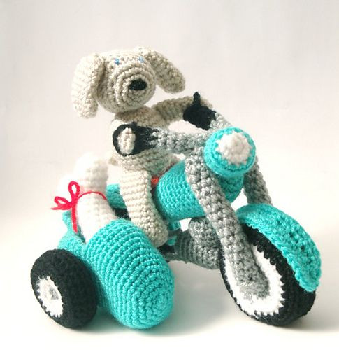 Inspiration. Crochet Baby Transport.