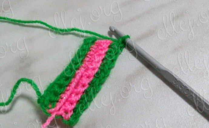 ​Two-Colored Crochet Brioche Pattern