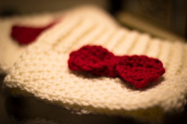 Helping our users. ​Crochet Boot Cuff with a Bow.