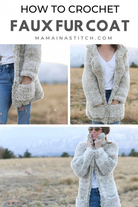 Inspiration. Crochet Faux Fur.