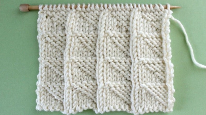 Knit Flag Stitch Knit Flag Stitch