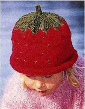 ​Strawberry Baby Hat