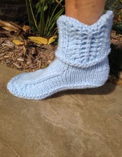 Helping our users. ​Knit Slipper-Boots.