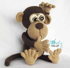 Inspiration. Crochet Amigurumi Monkeys.