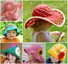 Inspiration. Crochet Panama Hats.