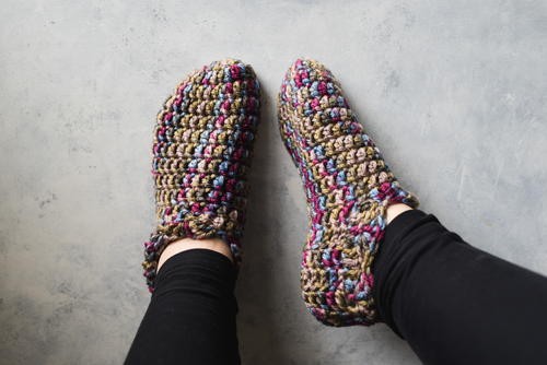 Inspiration. Crochet Women's Slippers.